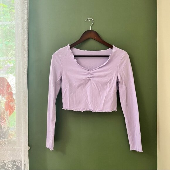 SHEIN Lilac Long Sleeve Blouse - Picture 1 of 3